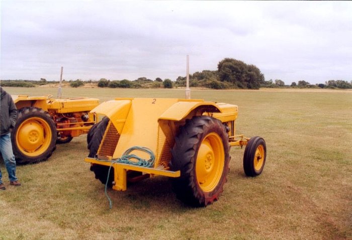 A tractor - missing a bit