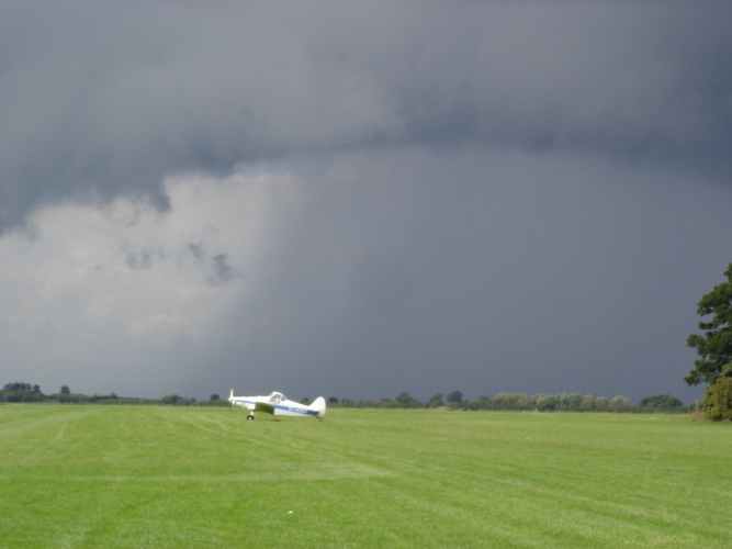 Rain shower approaching