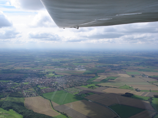 Pocklington from the air