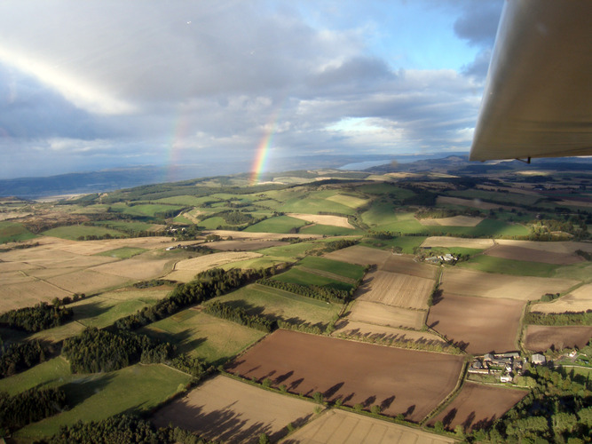 Rainbow over the tay