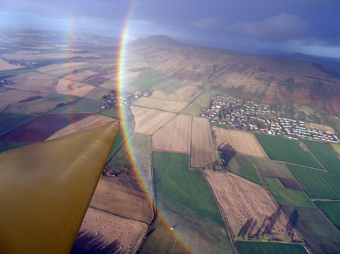 Bishop and rainbow