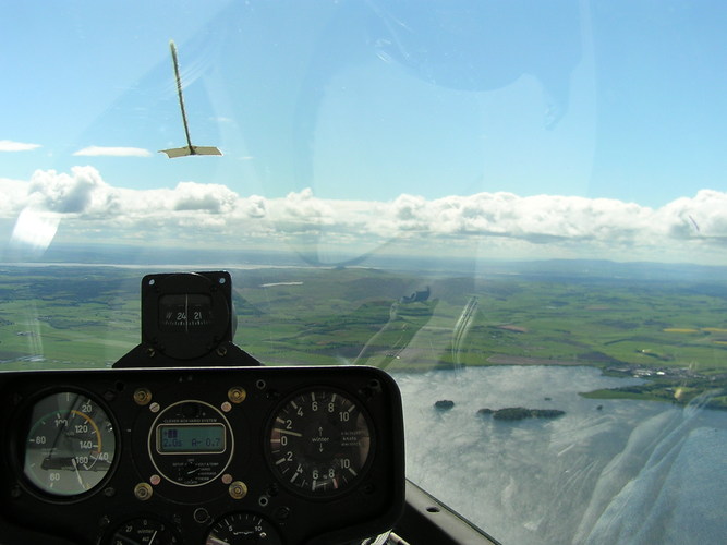 Dougal over Loch Leven