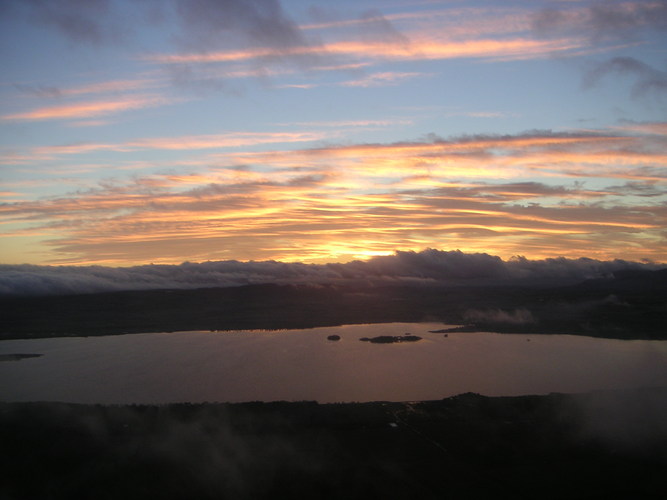 Sunset over Loch Leven