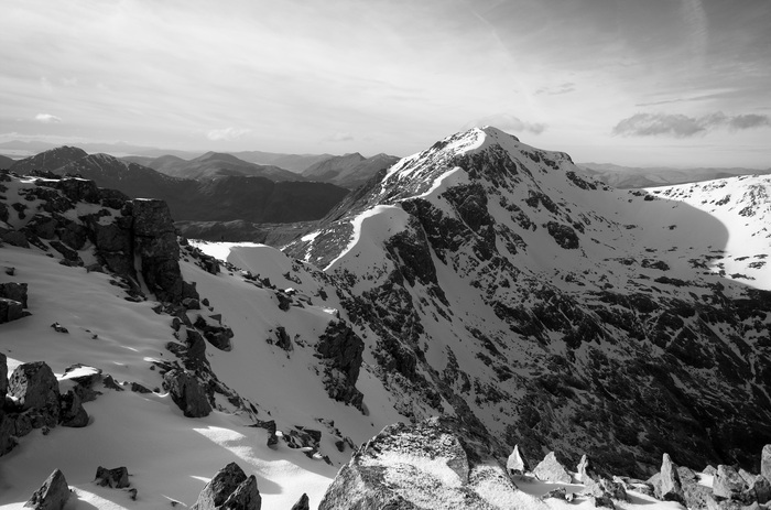 Bidean from Stob Corie Sgreamhach