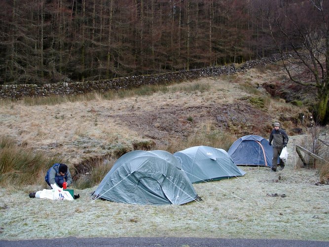 Camping in Glen Etive