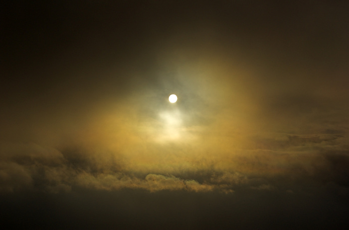 Sun through cloud