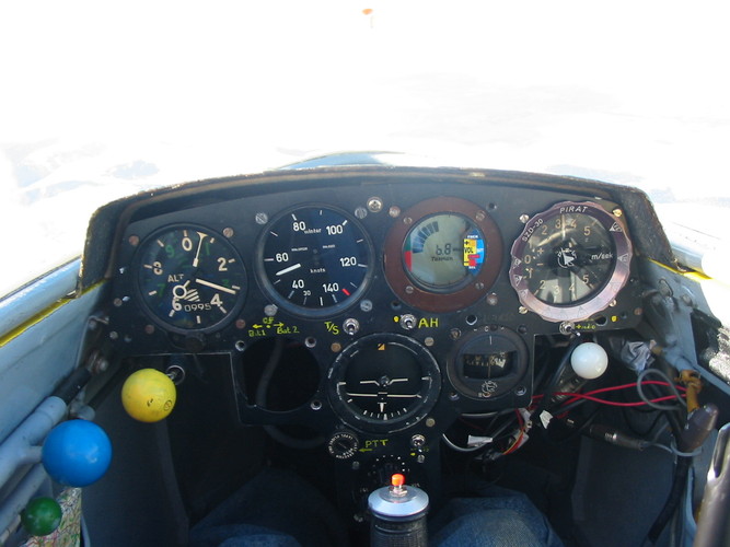 Piglet's instrument panel