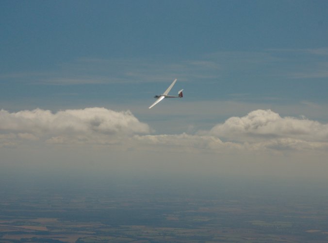 Glider thermalling