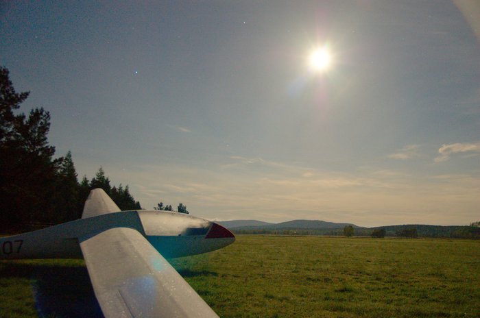 Cirrus in the moonlight