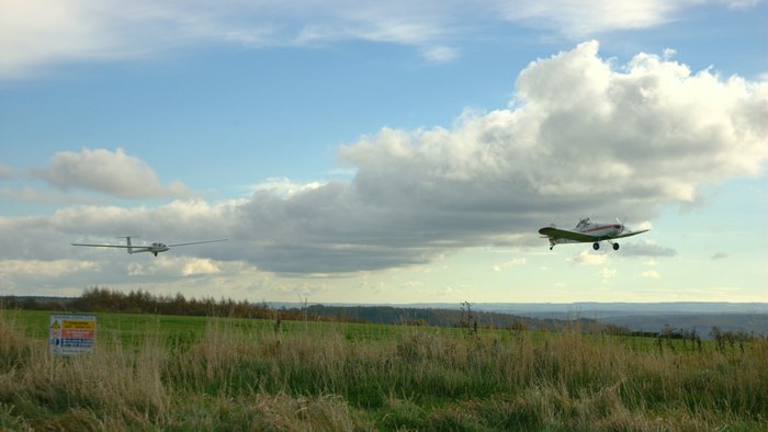 Aerotow and cloud street