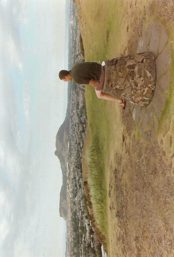 Guy on Blackford Hill