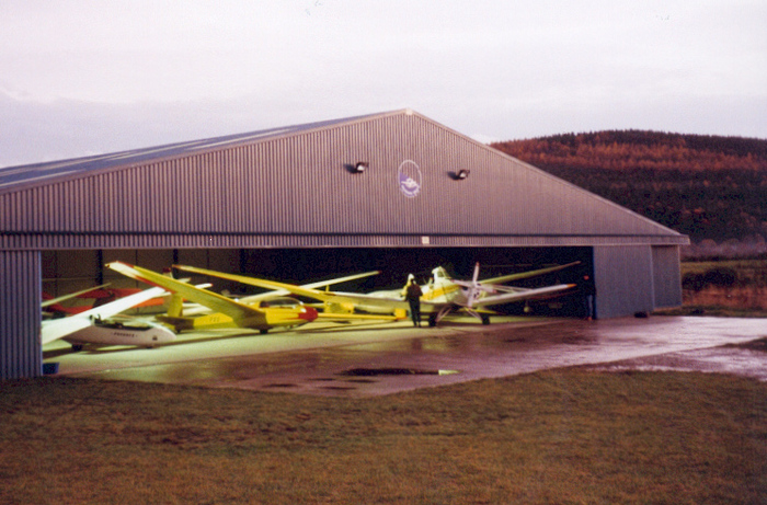 K13 in Aboyne Hangar