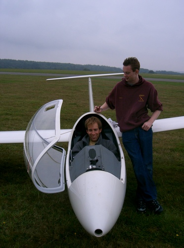 Andy and Chris at Lasham Juniors 2004