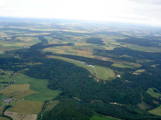 Sutton Bank from the air