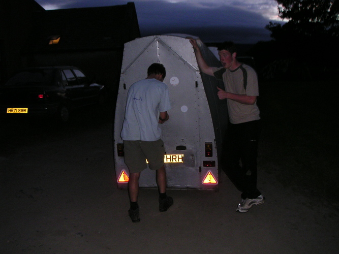 Locking Martin in Snoopy's trailer