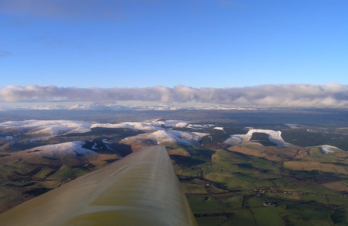 Snowy hills