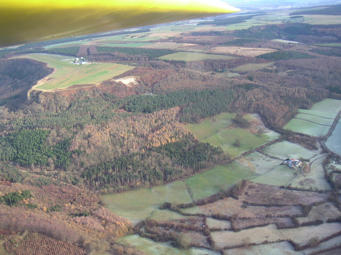 Sutton Bank and the White Horse from Snoopy