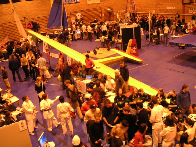Snoopy at the Fresher's Fair 2004