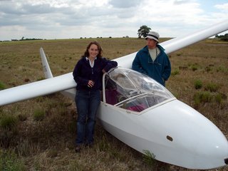 Andy and Sarah in a field at Task Week 2005