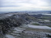 Bishop ridge with a light dusting of snow