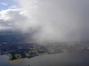 Snow shower over Kinross