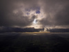 Shafts of sunlight in the Forth valley