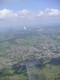 A glider thermalling over Stroud