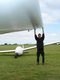 Martin holding K7 wing