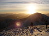 Sunset over Stob Coire Easain