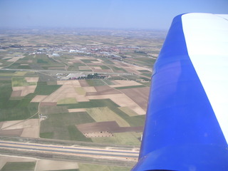 Ocaña airfield from Avians-Pierre Robin G-BAEN