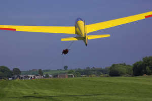 FVU on a winch launch