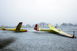 The fleet in the Snow