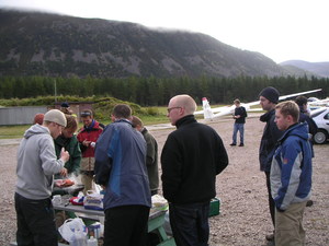 Pre-flight Breakfast at Feshie