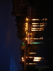 York at night
